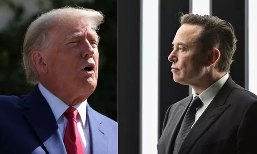 ട്രംപിന് സംഭാവന നൽകി മസ്ക്; ഇളവുകൾക്ക് വേണ്ടിയാണ് പണം നൽകിയതെന്ന് ഡെമോക്രാറ്റുകൾ ട്രംപിന് സംഭാവന നൽകി മസ്ക്; ഇളവുകൾക്ക് വേണ്ടിയാണ് പണം നൽകിയതെന്ന് ഡെമോക്രാറ്റുകൾ