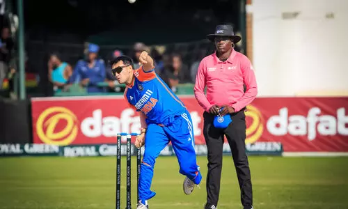 സിംബാബ്‍വെക്കെതിരായ നാലാം ട്വന്റി20യിൽ ഇന്ത്യക്ക് 153 റൺസ് വിജയലക്ഷ്യം