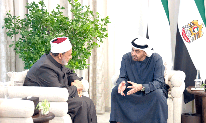 അ​ൽ അ​സ്​​ഹ​ർ ഇ​മാ​മു​മാ​യി ശൈ​ഖ്​ മു​ഹ​മ്മ​ദ്​ കൂ​ടി​ക്കാ​ഴ്ച ന​ട​ത്തി