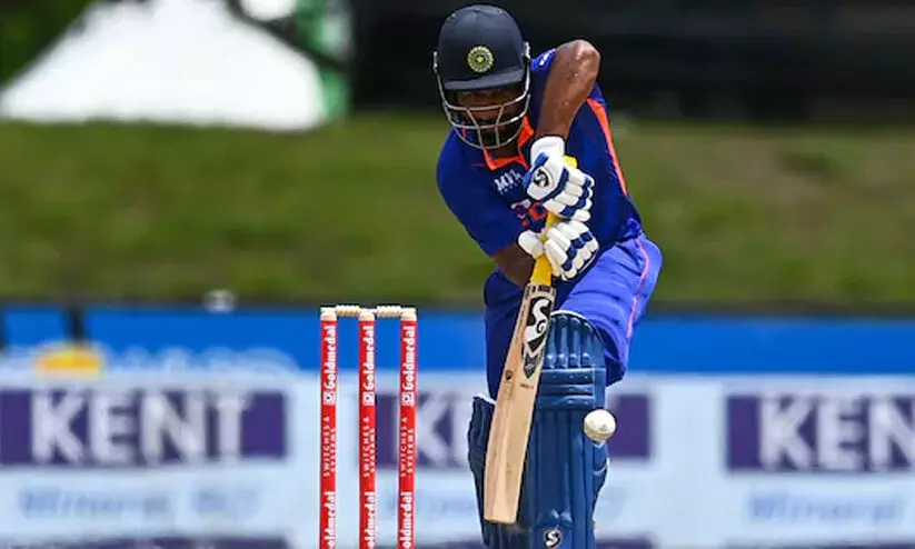 സഞ്ജുവിന്റെ അർധസെഞ്ച്വറിയിൽ കരകയറി ഇന്ത്യ; സിംബാബ്വെക്ക് 168 റൺസ് വിജയലക്ഷ്യം സഞ്ജുവിന്റെ അർധസെഞ്ച്വറിയിൽ കരകയറി ഇന്ത്യ; സിംബാബ്വെക്ക് 168 റൺസ് വിജയലക്ഷ്യം