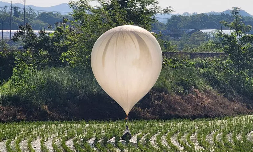 വീണ്ടും മാലിന്യ ബലൂണുകൾ പറത്തുമെന്ന് ഉത്തര കൊറിയ വീണ്ടും മാലിന്യ ബലൂണുകൾ പറത്തുമെന്ന് ഉത്തര കൊറിയ
