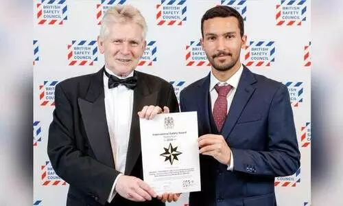 Ashgaol representative receives award from British Safety Council