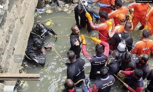 ജോയിയെ കണ്ടെത്താനായില്ല; സ്‌കൂബ ടീം പരിശോധന തല്‍ക്കാലം നിര്‍ത്തി; നാവികസേനയെത്തും