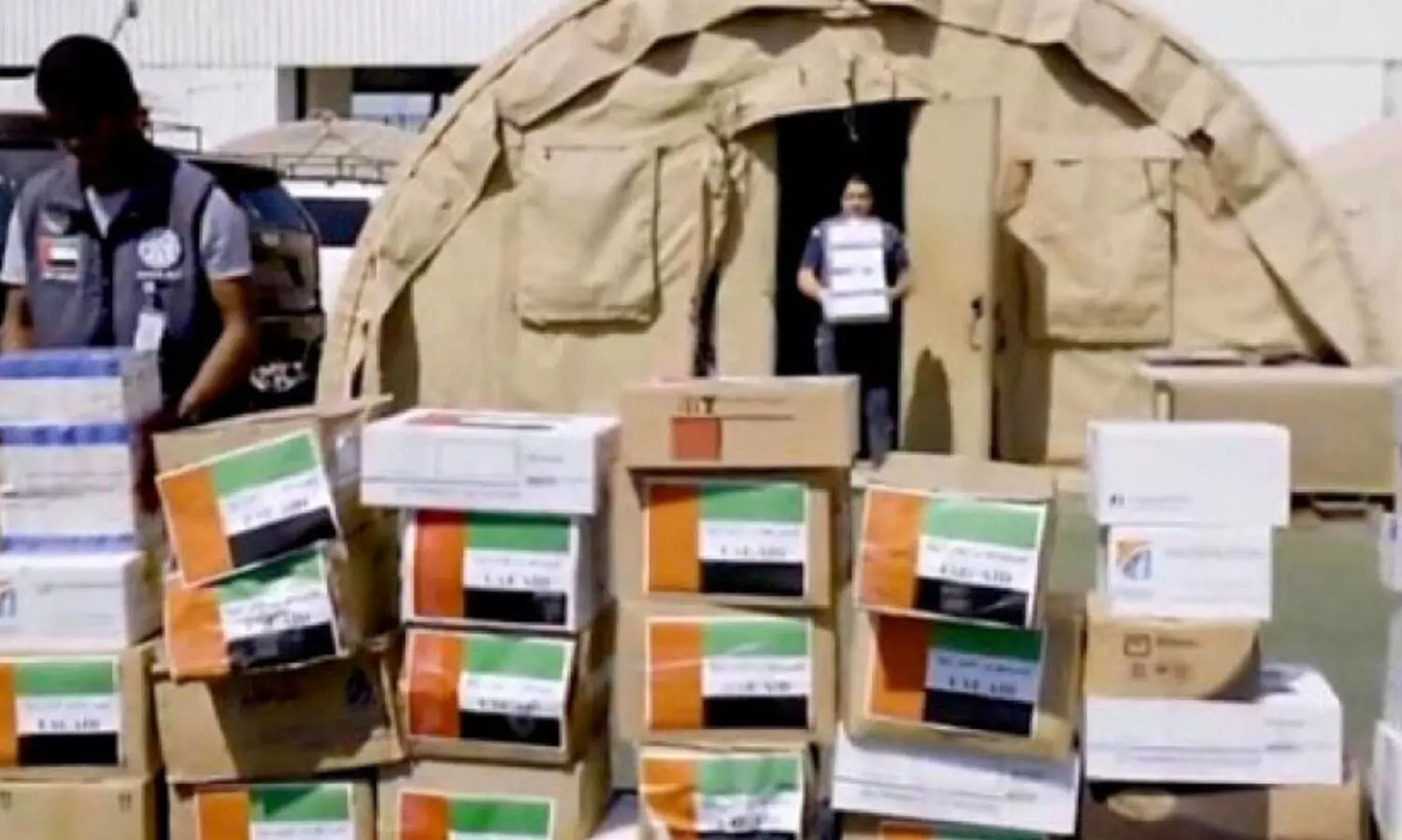 ഗ​സ്സ​ക്ക്​ മൂ​ന്ന്​ ട​ൺ മെ​ഡി​ക്ക​ൽ സ​ഹാ​യം കൂ​ടി എ​ത്തി​ച്ച്​ യു.​എ.​ഇ