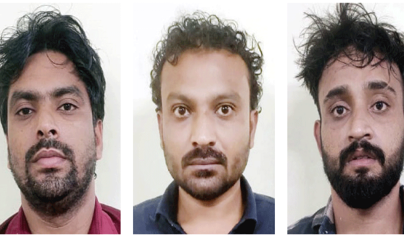 കാറിൽ കടത്തിയ 20 കിലോ കഞ്ചാവ് പിടികൂടി; മൂന്നുപേർ റിമാൻഡിൽ കാറിൽ കടത്തിയ 20 കിലോ കഞ്ചാവ് പിടികൂടി; മൂന്നുപേർ റിമാൻഡിൽ