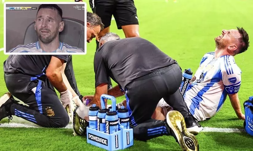 ഡഗ്ഗൗട്ടിൽ പൊട്ടിക്കരഞ്ഞ് ഇതിഹാസ താരം; കാലിനേറ്റ പരിക്ക് ഗുരുതരമോ..? -വിഡിയോ ഡഗ്ഗൗട്ടിൽ പൊട്ടിക്കരഞ്ഞ് ഇതിഹാസ താരം; കാലിനേറ്റ പരിക്ക് ഗുരുതരമോ..? -വിഡിയോ