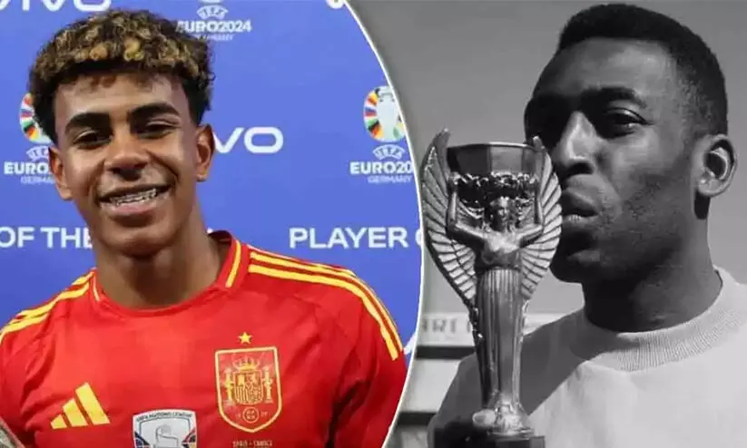 ലമീൻ യമാലിന് മുന്നിൽ വഴിമാറിയത് പെലെയുടെ 66 വർഷം പഴക്കമുള്ള റെക്കോഡ്