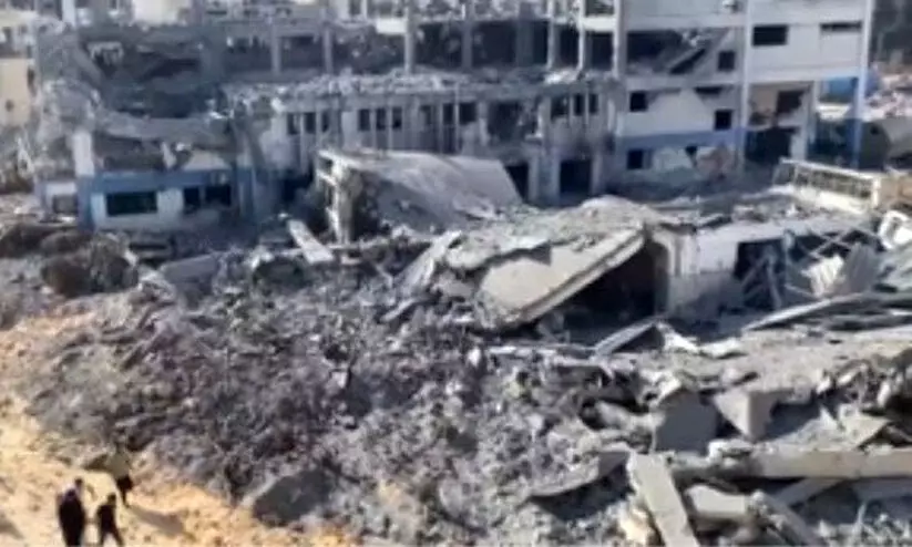 UNRWA headquarters in Gaza