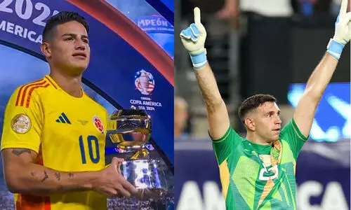 ടൂർണമെന്റിന്റെ താരമായി ജെയിംസ് റോഡ്രിഗസ്; ഗോൾഡൻ ബൂട്ട് മാർട്ടിനസിന്; ഗോൾകീപ്പറായി എമി