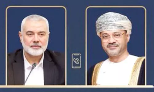 ഗ​സ്സ​യി​ലെ ഇ​സ്രാ​യേ​ൽ ആ​ക്ര​മ​ണം, വെ​ടി​നി​ർ​ത്ത​ൽ: വി​ദേ​ശ​കാ​ര്യ മ​ന്ത്രി ഹ​മാ​സ്​ ത​ല​വനുമാ​യി ച​ർ​ച്ച​ചെ​യ്തു