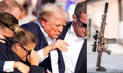 donald trupm attack rifle