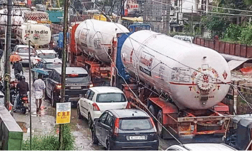 Elavated road construction