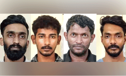 സാമ്പത്തിക ഇടപാട്; യുവാവിനെ തട്ടിക്കൊണ്ടുപോയ സംഭവത്തിൽ നാലുപേർ പിടിയിൽ സാമ്പത്തിക ഇടപാട്; യുവാവിനെ തട്ടിക്കൊണ്ടുപോയ സംഭവത്തിൽ നാലുപേർ പിടിയിൽ