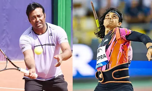 പാരിസ് ഒളിമ്പിക്സിൽ നീരജ് ചോപ്ര ചരിത്രം കുറിക്കുമെന്ന് ലിയാണ്ടർ പേസ് പാരിസ് ഒളിമ്പിക്സിൽ നീരജ് ചോപ്ര ചരിത്രം കുറിക്കുമെന്ന് ലിയാണ്ടർ പേസ്