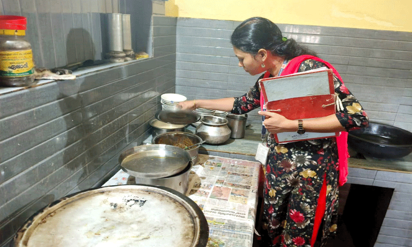 ഭക്ഷണ വിൽപന കേന്ദ്രങ്ങളിൽ പരിശോധന