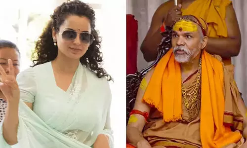 ബി.ജെ.പിക്ക് വിമർശനം: സ്വാമി അവിമുക്തേശ്വരാനന്ദ് ഹിന്ദു വിരുദ്ധനാണെന്ന് കങ്കണ