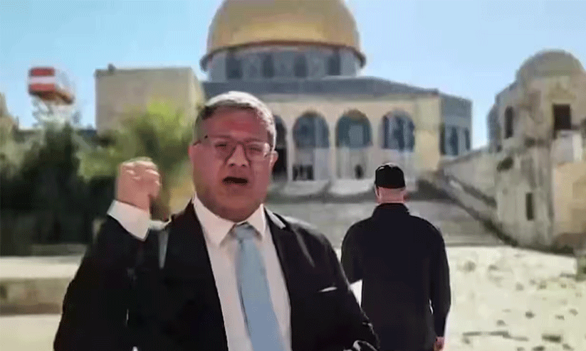 മസ്ജിദുൽ അഖ്സ സന്ദർശിച്ച് ഇസ്രായേൽ മന്ത്രി