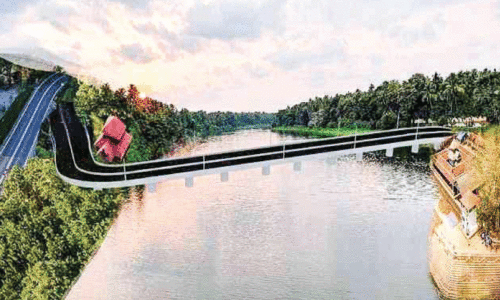 Outline of Thavanur-Thirunavaya bridge