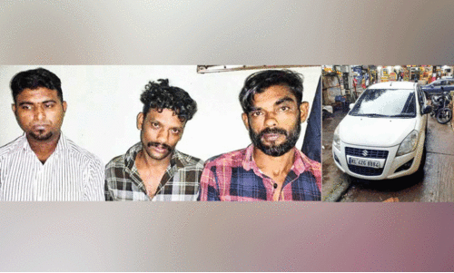 ഹഷീഷ്​ ഓയിലുമായി മൂന്ന്​​ പേർ പിടിയിൽ