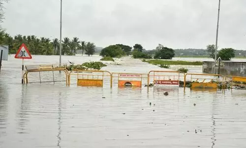 മൈസൂരു- നഞ്ചൻകോട് പാതയിൽ വെള്ളക്കെട്ട്; ഗതാഗതം തിരിച്ചുവിട്ടു