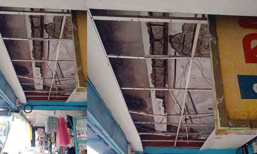 തലശ്ശേരി ജൂബിലി കോംപ്ലക്സിൽ ചോർച്ചക്ക് ശമനമില്ല