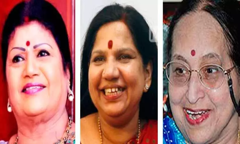 എ​​ൽ.​​ആ​​ർ.​ ഈ​​ശ്വ​​രി​,അമ്പിളി,മാധുരി       