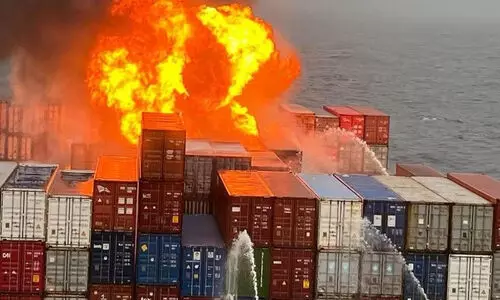 ഗോവ തീരത്ത് ചരക്കു കപ്പലിൽ തീപിടിത്തം; ഒരാൾ മരിച്ചു, പൊട്ടിത്തെറിയുണ്ടായെന്ന് റിപ്പോർട്ട്