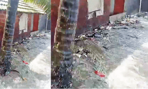 കപ്പലങ്ങാടി, ബൈത്താനി മേഖലകളിൽ കടലാക്രമണം രൂക്ഷം