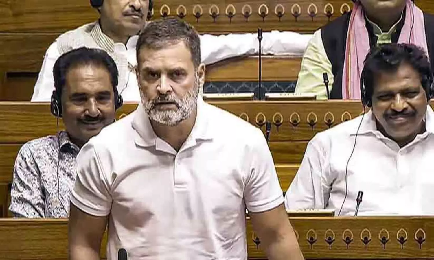 Rahul Gandhi speaks in Lok Sabha