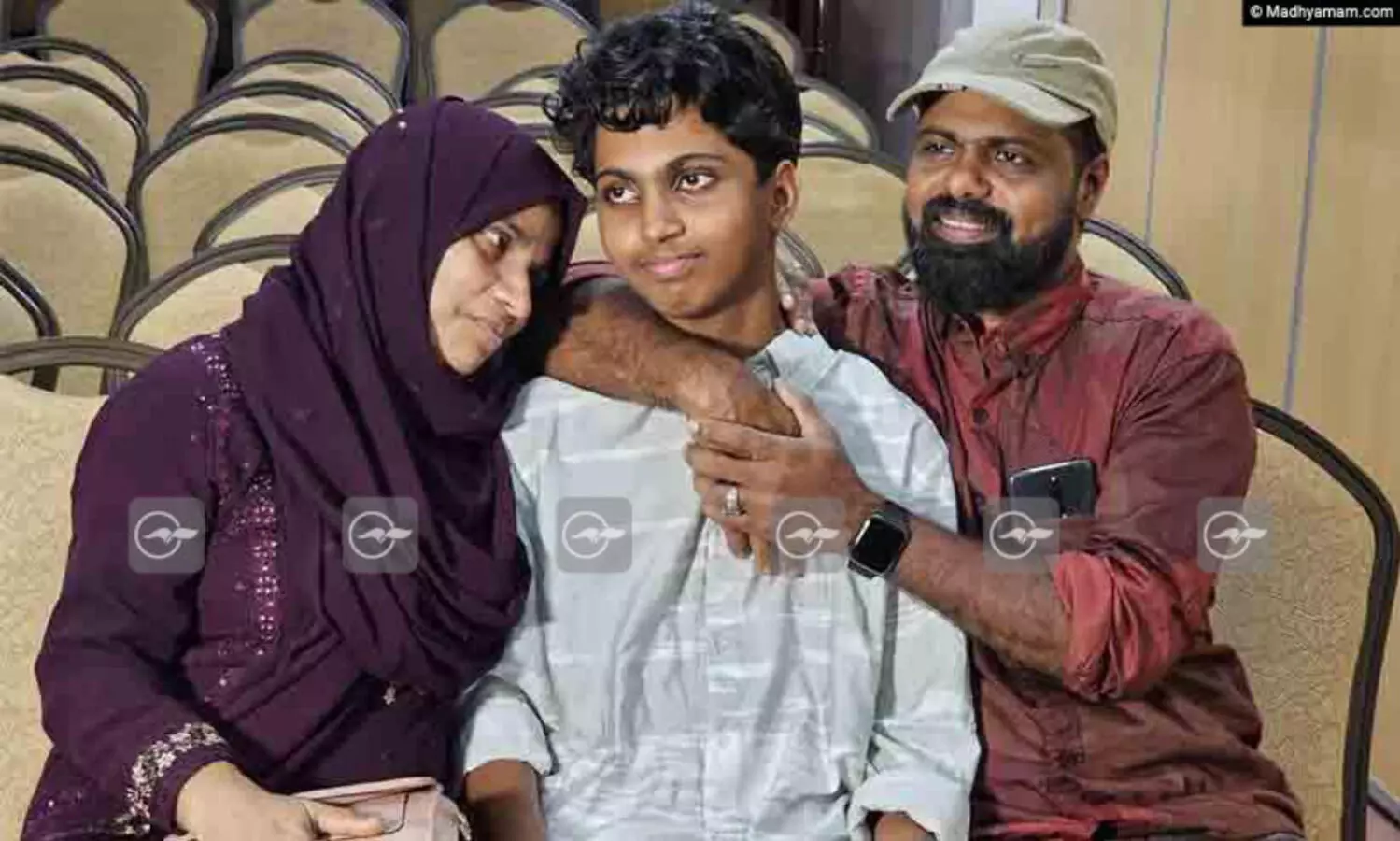 97 ശതമാനം മരണനിരക്കുള്ള രോഗത്തെ തോൽപിച്ച്  അഫ്നാൻ ജാസിം ജീവിതത്തിലേക്ക് തിരികെയെത്തി