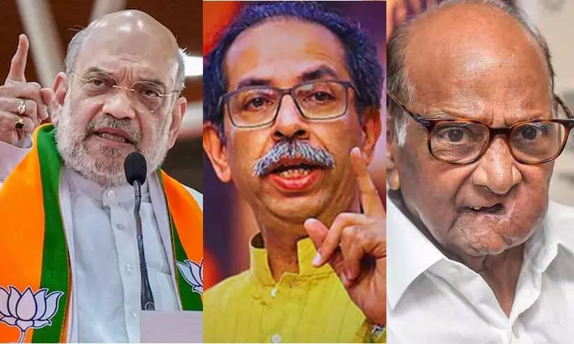 ഉദ്ധവ് താക്കറെ ‘ഔറംഗസേബ് ഫാൻ ക്ലബ്’ നേതാവ്; പവാർ ഇന്ത്യൻ രാഷ്ട്രീയത്തിലെ ഏറ്റവും വലിയ അഴിമതിക്കാരൻ -അമിത് ഷാ