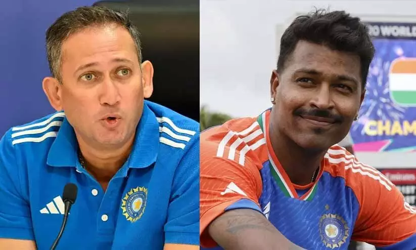 എന്തുകൊണ്ട് ഹാർദിക് പാണ്ഡ്യക്ക് നായക സ്ഥാനം നൽകിയില്ല?; വിശദീകരണവുമായി അഗാർക്കർ