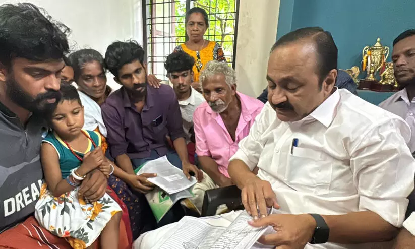 കൃഷ്ണ തങ്കപ്പന്റെ കുടുംബത്തിന് സര്ക്കാര് നഷ്ടപരിഹാരം നല്കണമെന്ന് വി.ഡി. സതീശൻ കൃഷ്ണ തങ്കപ്പന്റെ കുടുംബത്തിന് സര്ക്കാര് നഷ്ടപരിഹാരം നല്കണമെന്ന് വി.ഡി. സതീശൻ