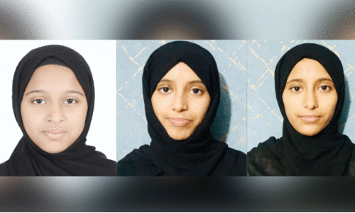 ഫാ​ത്തി​മ സ​ഹ്റ ബ​ത്തൂ​ൽ, ഫാ​ത്തി​മ റി​സാ എ.​പി,  ഫാ​ത്തി​മ റി​ദ എ.​പി