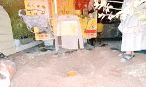 കി​ണ​ർ നി​ർ​മാ​ണം ത​ട​ഞ്ഞ​പ്പോ​ൾ