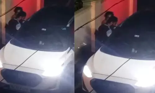 ചളിവെള്ളം തെറിപ്പിച്ചതിൽ തർക്കം; കൊച്ചിയിൽ അച്ഛനെയും മകനെയും കാറിനൊപ്പം വലിച്ചിഴച്ചു