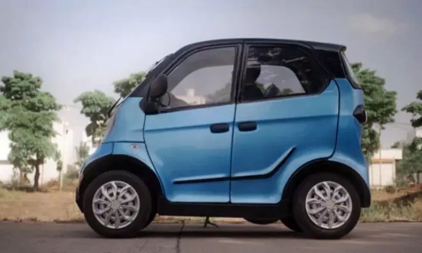 ബൈക്കിന്റെ വിലയില് മൈക്രോ ഇ.വി; ഒറ്റ ചാര്ജില് 90 കിലോമീറ്റര് സഞ്ചരിക്കാം ബൈക്കിന്റെ വിലയില് മൈക്രോ ഇ.വി; ഒറ്റ ചാര്ജില് 90 കിലോമീറ്റര് സഞ്ചരിക്കാം