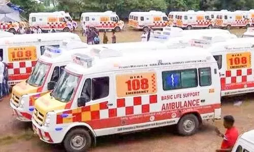 Ambulances on strike Ambulances on strike