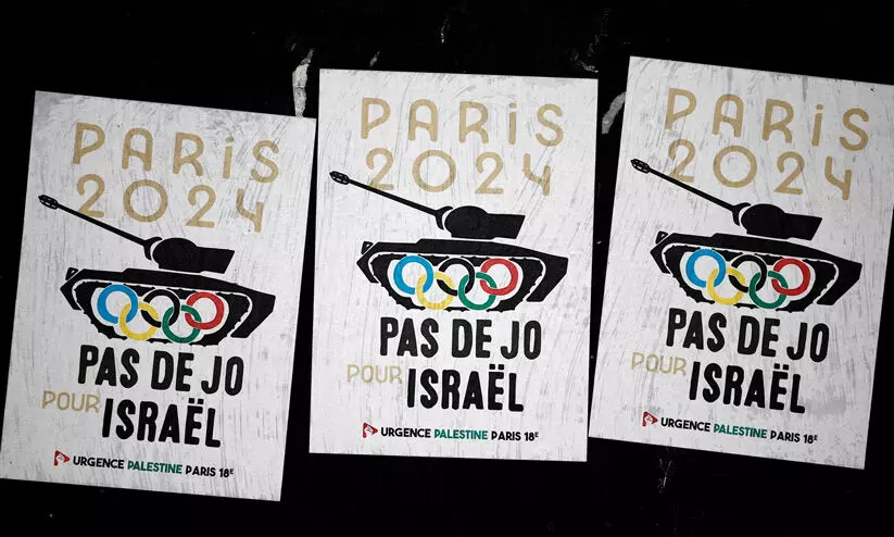 ഇസ്രായേലിനെതിരെ ഒളിമ്പിക്സ് വേദിയിലും പ്രതിഷേധമുയരും; ഫുട്ബാൾ മത്സരത്തിനിടെ പ്രതിഷേധം സംഘടിപ്പിക്കും ഇസ്രായേലിനെതിരെ ഒളിമ്പിക്സ് വേദിയിലും പ്രതിഷേധമുയരും; ഫുട്ബാൾ മത്സരത്തിനിടെ പ്രതിഷേധം സംഘടിപ്പിക്കും