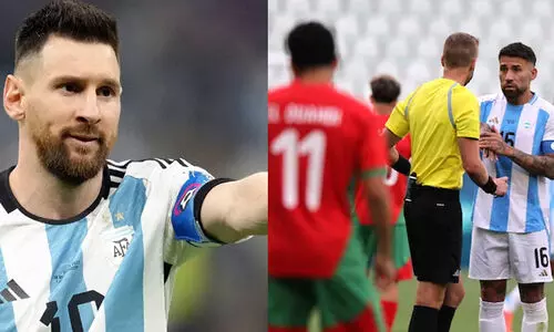 ഇന്സോളിറ്റോ : മൊറോക്കോക്കെതിരെയുള്ള മത്സരത്തിന് ശേഷം ലയണല് മെസ്സിയുടെ പ്രതികരണം ഇന്സോളിറ്റോ : മൊറോക്കോക്കെതിരെയുള്ള മത്സരത്തിന് ശേഷം ലയണല് മെസ്സിയുടെ പ്രതികരണം