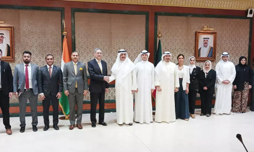 ഇ​ന്ത്യ-​കു​വൈ​ത്ത് പ്ര​തി​നി​ധി​ക​ൾ