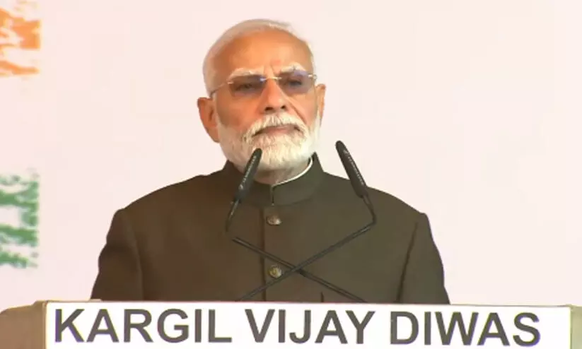 പാകിസ്താൻ ചരിത്രത്തിൽനിന്ന് ഒന്നും പഠിച്ചിട്ടില്ല -കാർഗിൽ വിജയ് ദിവസിൽ താക്കീതുമായി പ്രധാനമന്ത്രി