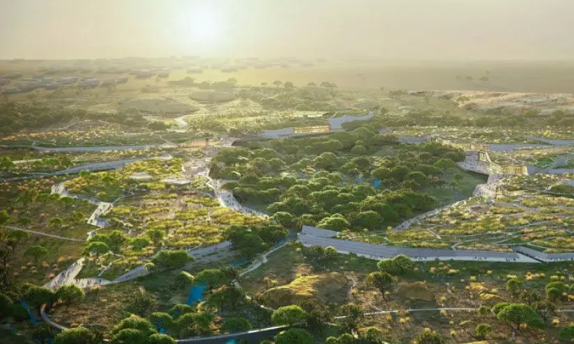 കിങ് അബ്ദുൽ അസീസ് പാർക്കിന്റെ മാതൃക കിങ് അബ്ദുൽ അസീസ് പാർക്കിന്റെ മാതൃക