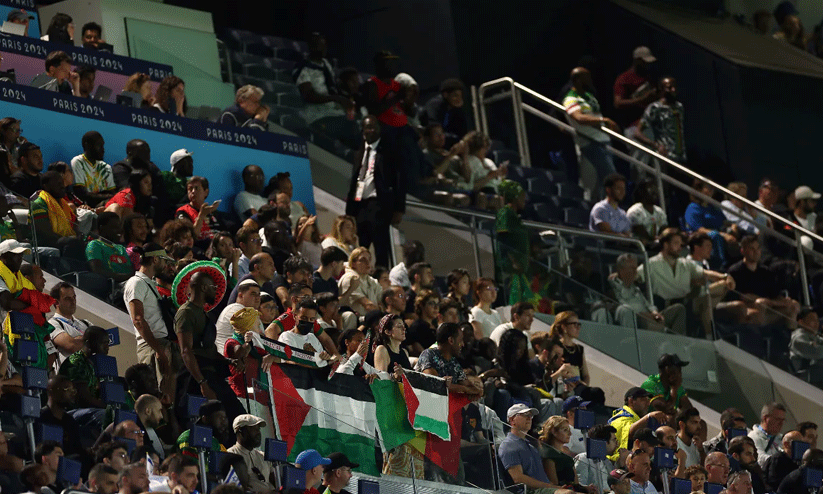 പാരിസ് ഒളിമ്പിക്സിലും ഇസ്രായേലിനെതിരെ പ്രതിഷേധം; താരങ്ങളെ കൂവി കാണികൾ പാരിസ് ഒളിമ്പിക്സിലും ഇസ്രായേലിനെതിരെ പ്രതിഷേധം; താരങ്ങളെ കൂവി കാണികൾ