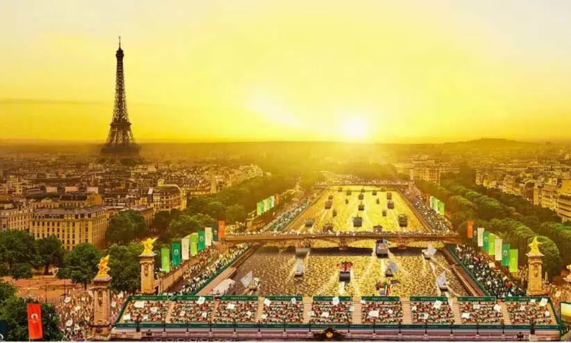 നദിയിലൂടെ ഒഴുകുന്ന മാർച്ച്പാസ്റ്റ്; ഒളിമ്പിക്സ് ഉദ്ഘാടന ചടങ്ങിൽ ഇത്തവണ വൈവിധ്യങ്ങളേറെ നദിയിലൂടെ ഒഴുകുന്ന മാർച്ച്പാസ്റ്റ്; ഒളിമ്പിക്സ് ഉദ്ഘാടന ചടങ്ങിൽ ഇത്തവണ വൈവിധ്യങ്ങളേറെ