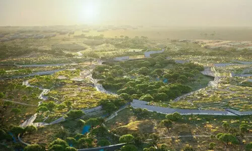 കി​ങ്​ അ​ബ്​​ദു​ൽ അ​സീ​സ് പാ​ർ​ക്കി​​ന്റെ മാ​തൃ​ക