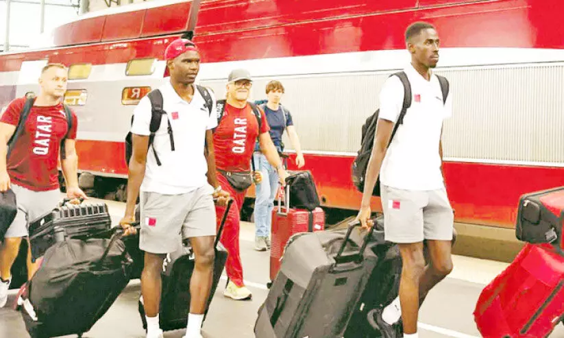 ഖ​ത്ത​ർ ബീ​ച്ച് വോ​ളി ടീം