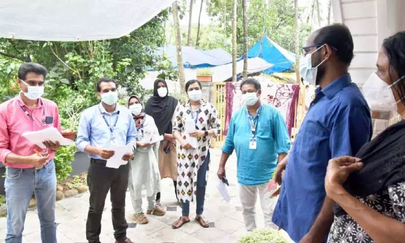 Health workers conducted survey