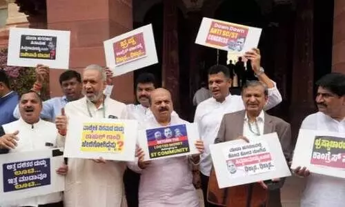 BJP MPs protest in Delhi