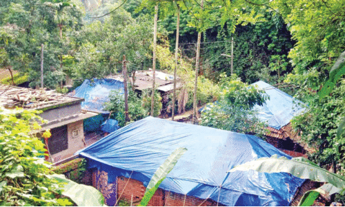 മഴ പെയ്താൽ മനസ്സിടിഞ്ഞ് മാപ്രാണം വാതില്മാടം പ്രദേശവാസികള് മഴ പെയ്താൽ മനസ്സിടിഞ്ഞ് മാപ്രാണം വാതില്മാടം പ്രദേശവാസികള്